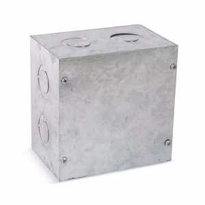 Caja de Pase Cuadrada Metálica F°G° para Instalaciones Eléctricas